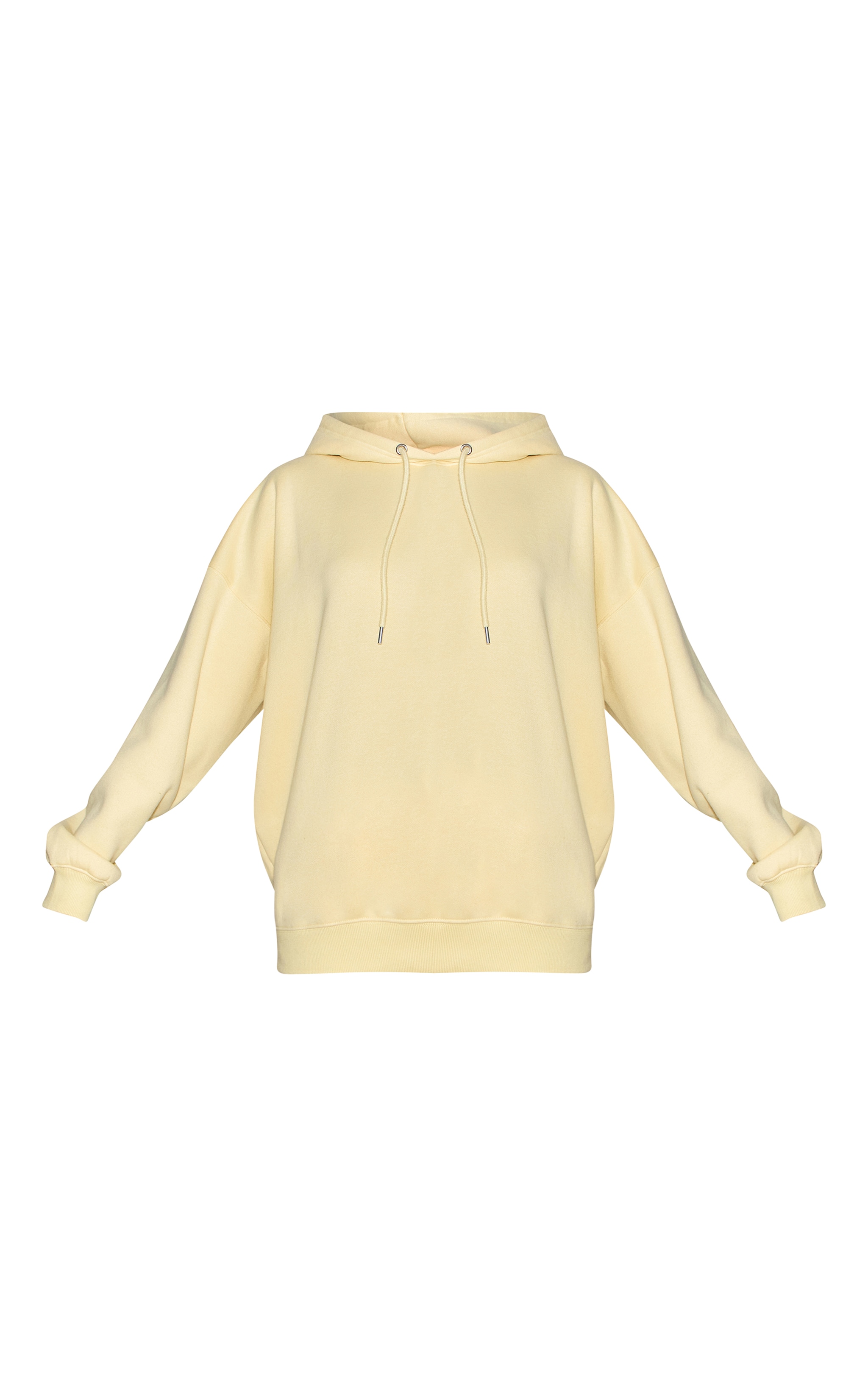 Butter Cream Plt Studio Embossed Oversized Hoodie image 5