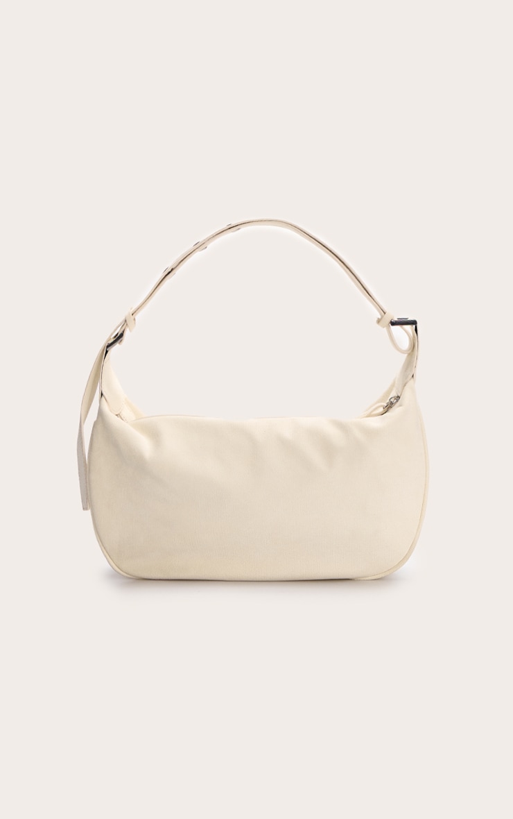 Butter Yellow Suede Oversized Slouchy Shoulder Bag image 2