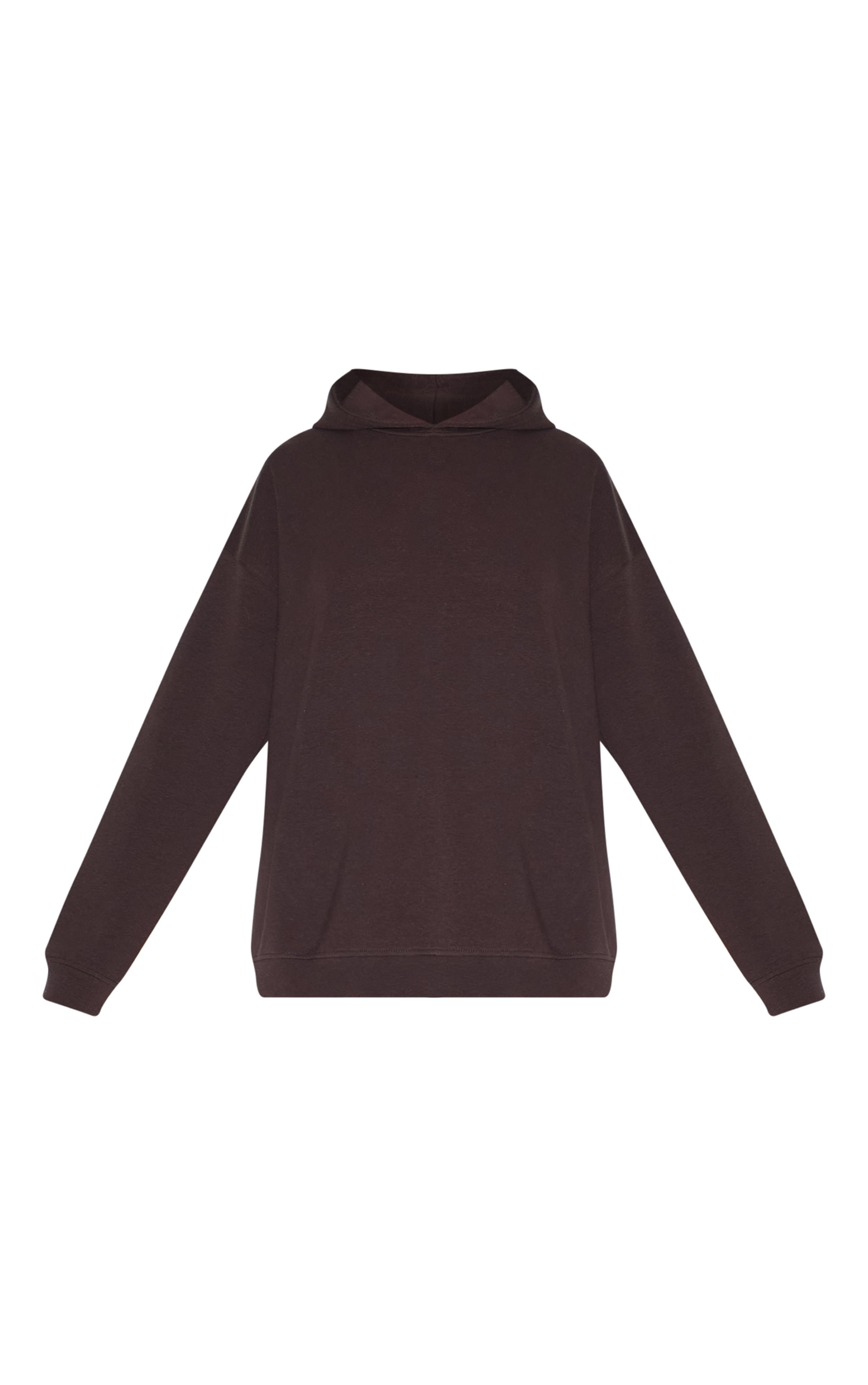 Espresso Premium Interlock Oversized Hoodie image 5