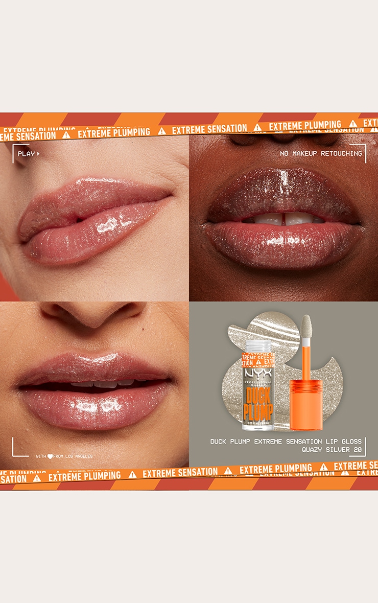 Nyx Pmu Duck Plump Extreme Sensation Plumping Gloss - Quazy Silver image 2