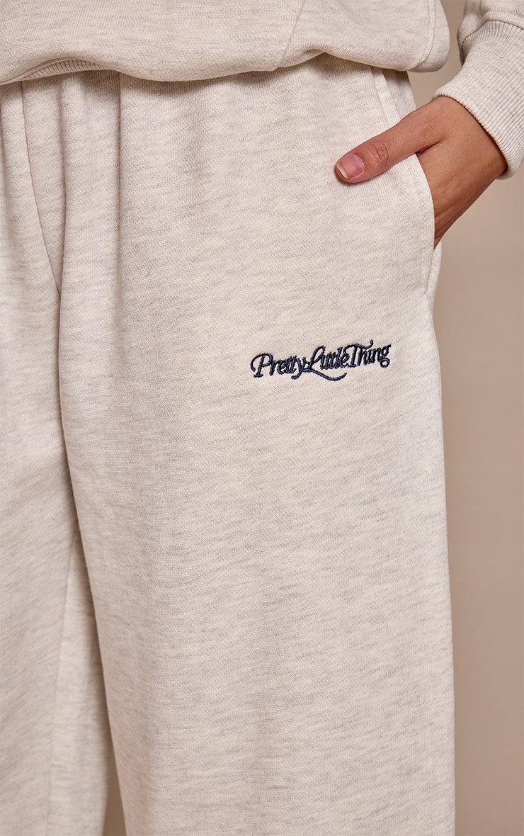 PLT Ash Grey 440 GSM Heavyweight Cotton Loopback Straight Sweatpants image 4