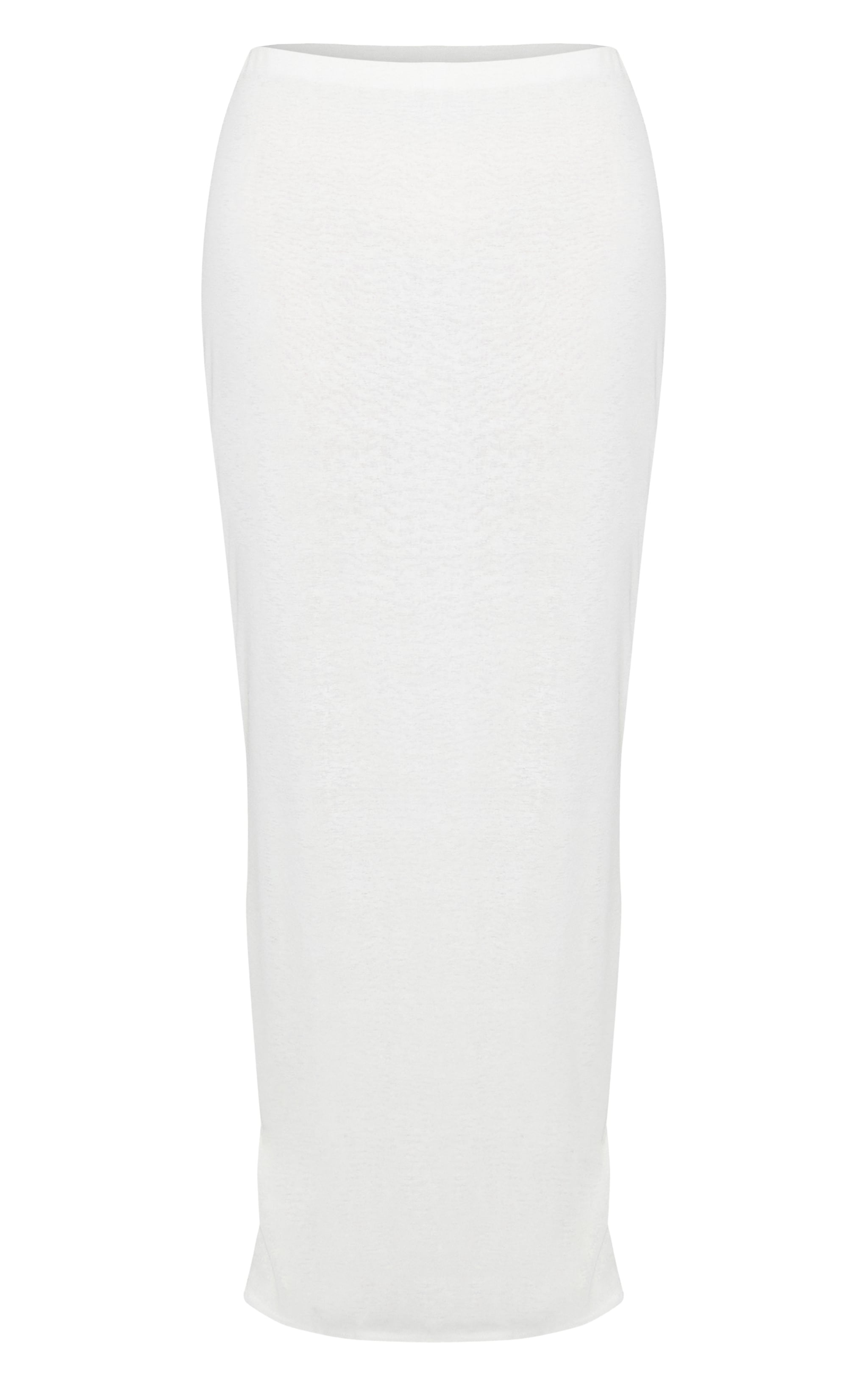White Onion Skin Maxi Skirt image 5