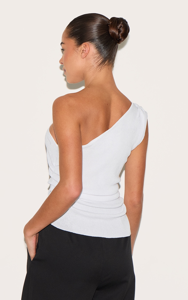 Side Ruched Knit Top