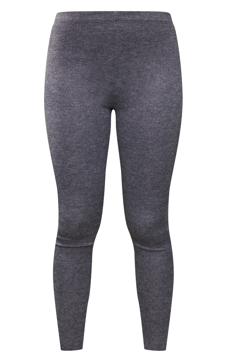 Charcoal Marl Brushed Leggings Two Piece Sets PrettyLittleThing USA