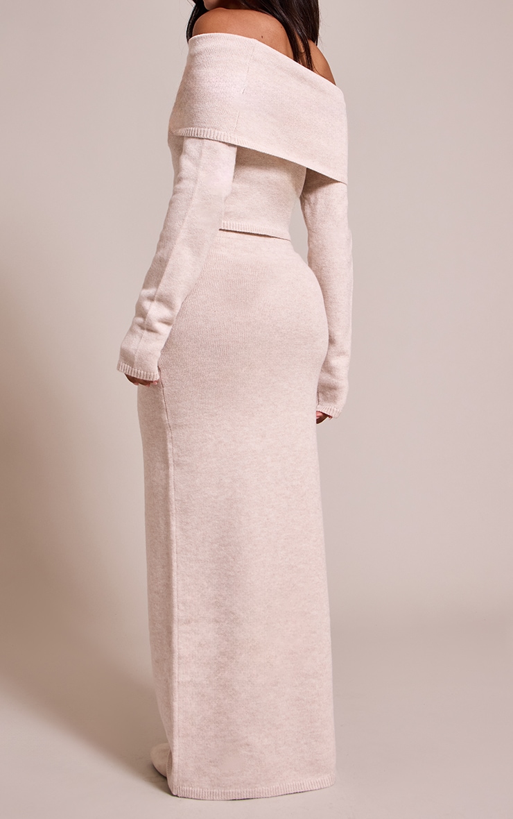 Petite Soft Ribbed Knit Maxi Skirt image 3