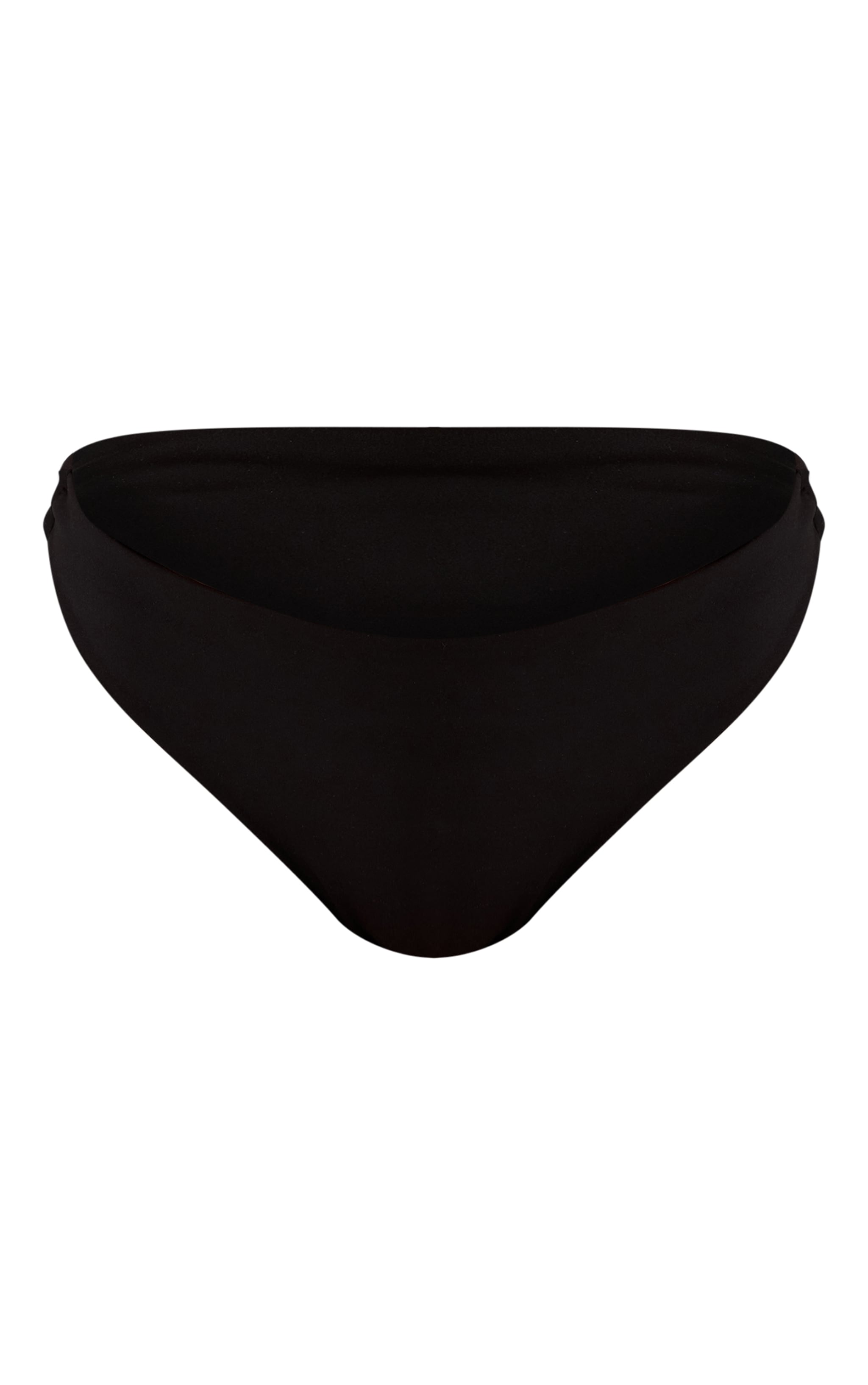 Black High Leg Bikini Bottoms image 5