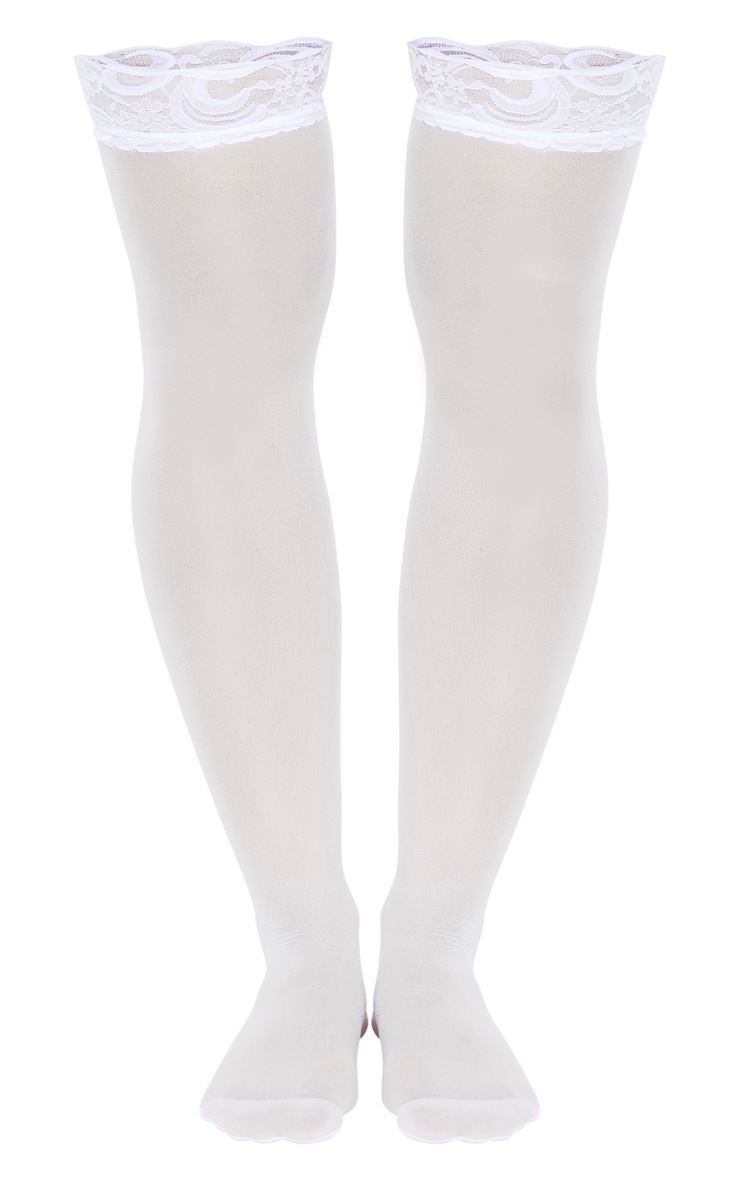 Sheer Thigh High Stay-Up Stockings