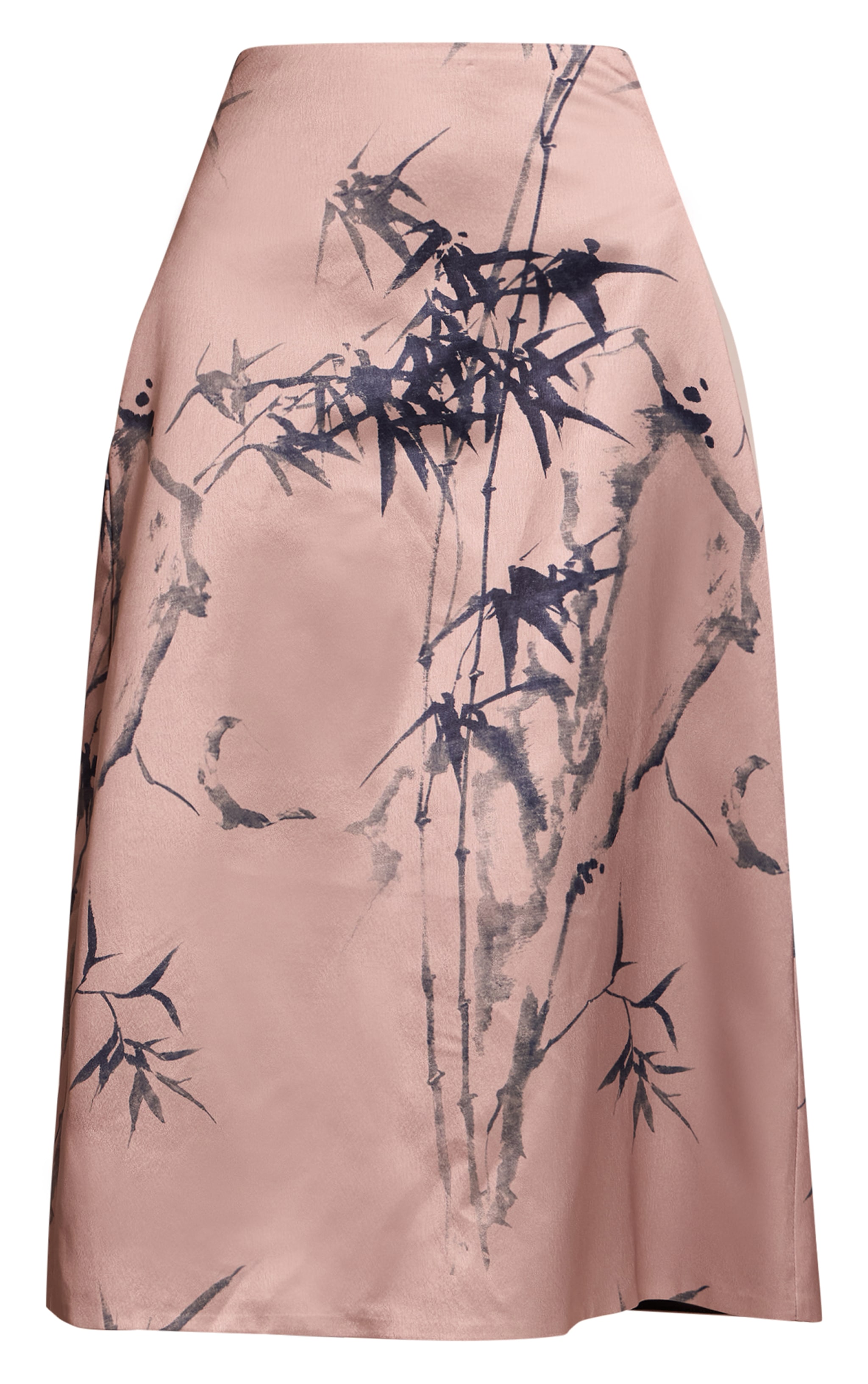 Stone Printed Satin Midaxi Skirt image 5