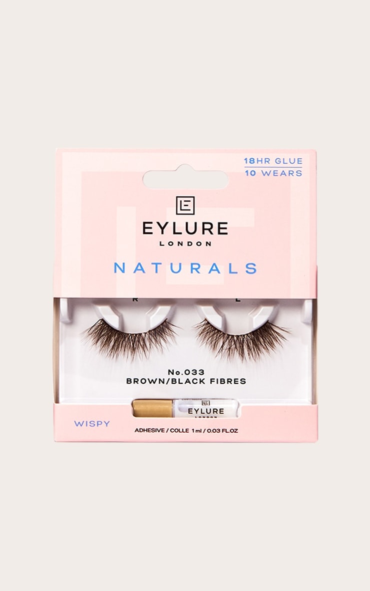 Eylure Naturals 033 Brown Black Lashes image 1