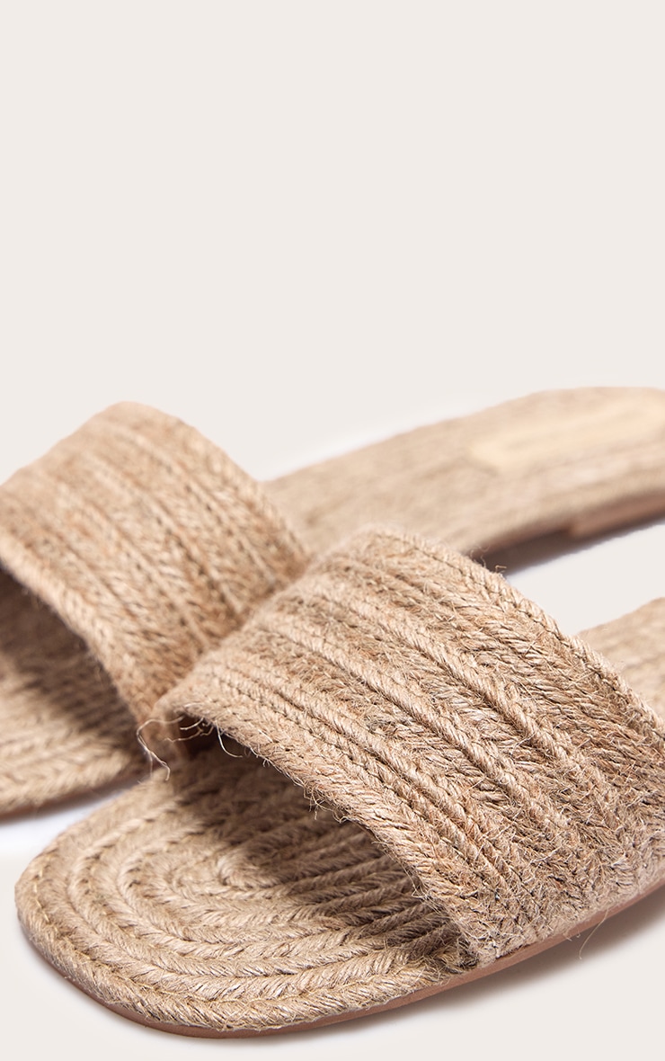 Natural Espadrille Mule Sandal image 4