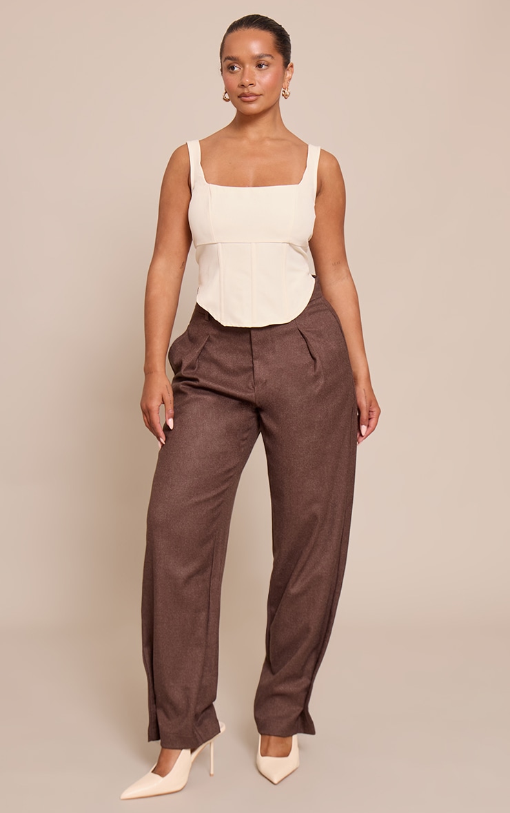 Shape Cream square neck Corset Top image 3