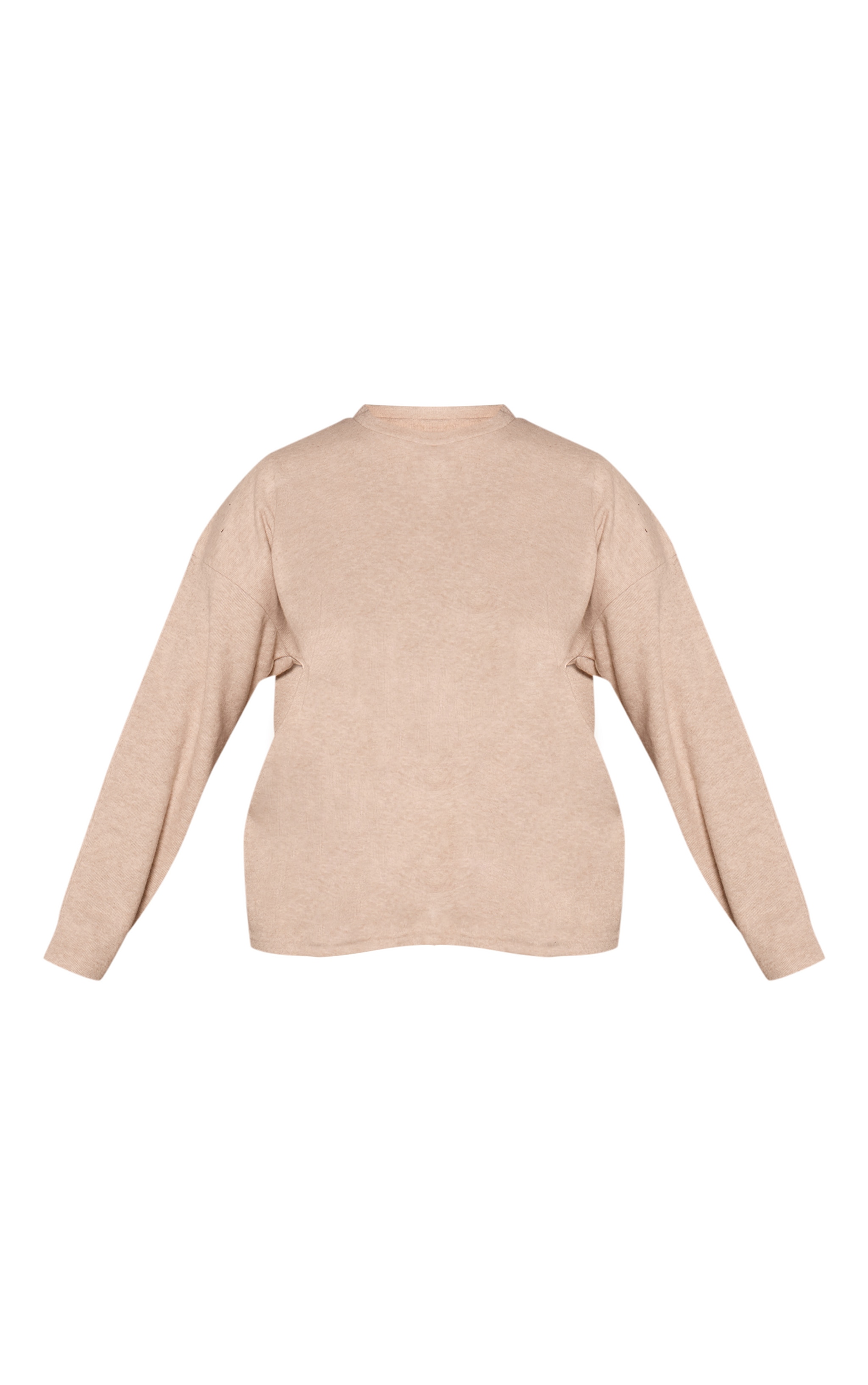 Plus Mocha Soft Rib Sweatshirt image 5