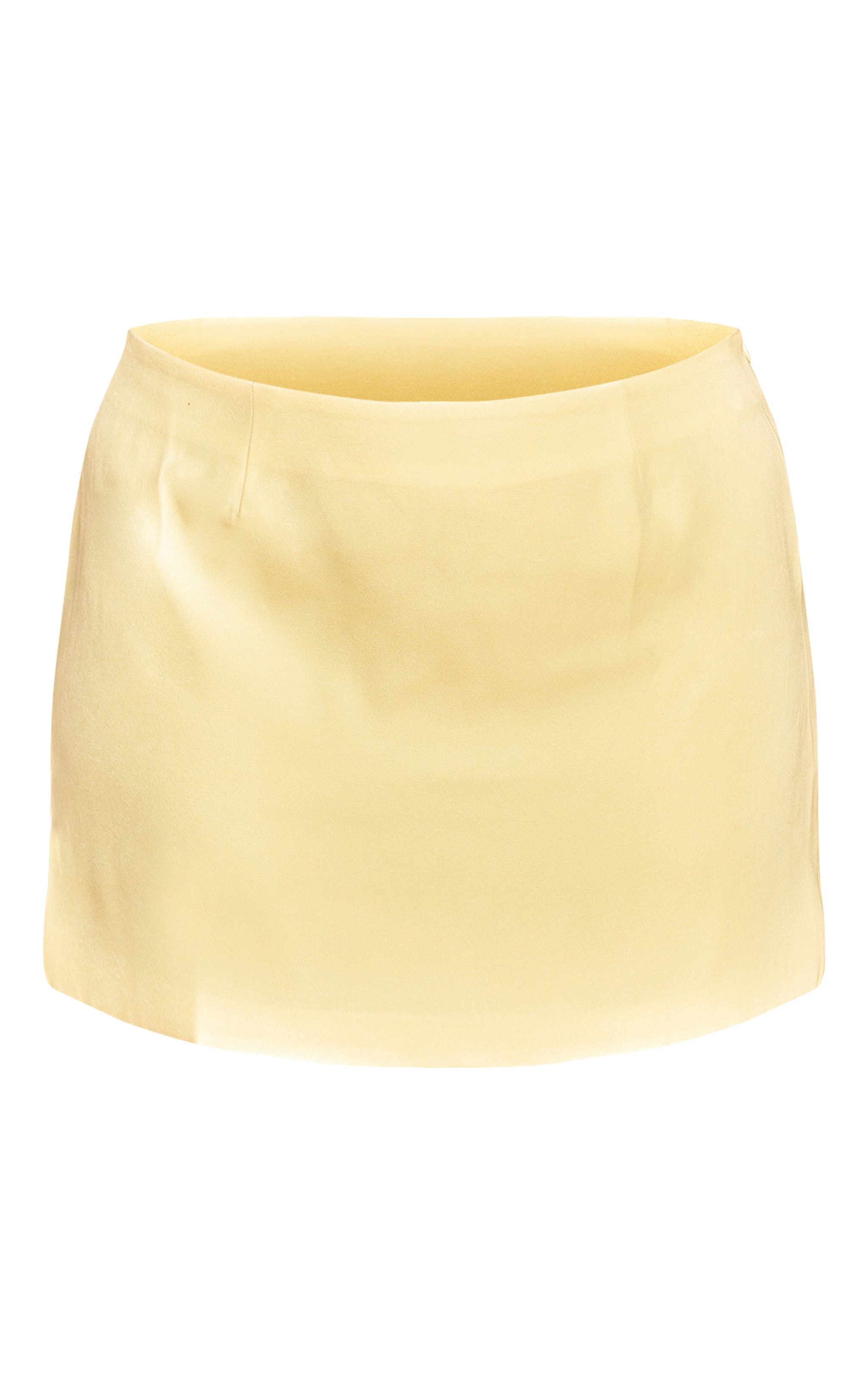 Plus Lemon Woven A Line Mini Skirt image 6