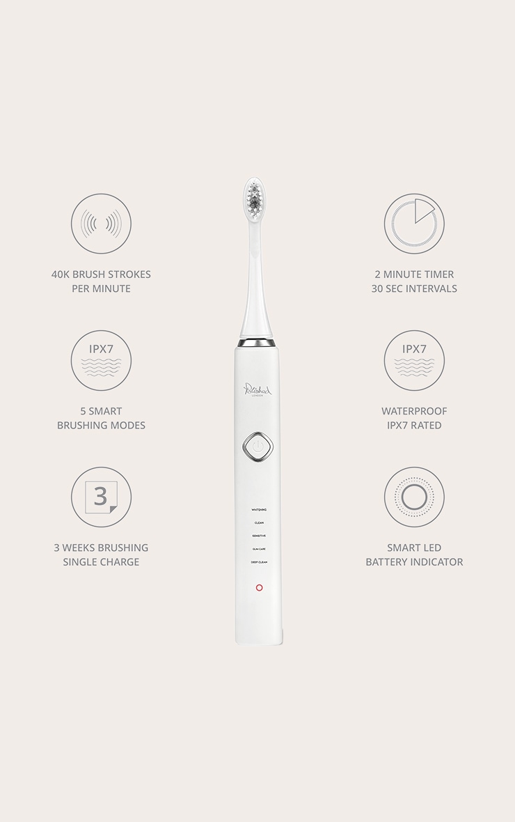Polished London Sonic Xp Electric Toothbrush White image 1
