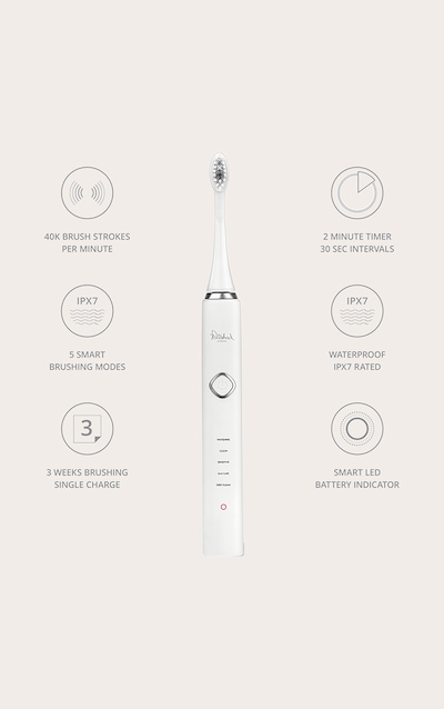 Polished London Sonic Xp Electric Toothbrush White