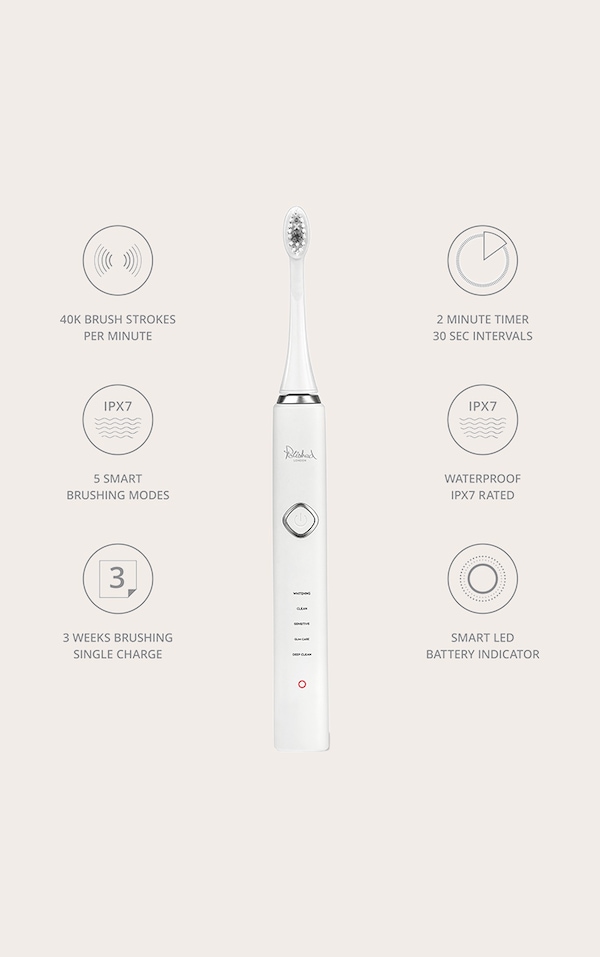 Polished London Sonic Xp Electric Toothbrush White