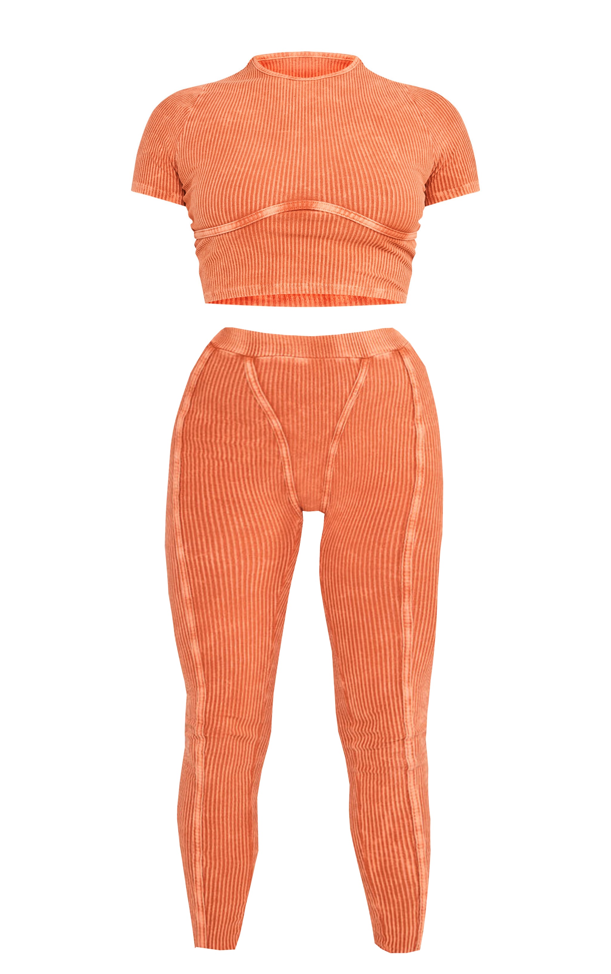 Rust Mineral Wash Top & Legging Set image 5
