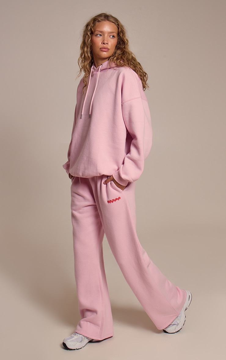 Pink Plt Studio Puff Print Oversized Hoodie image 4