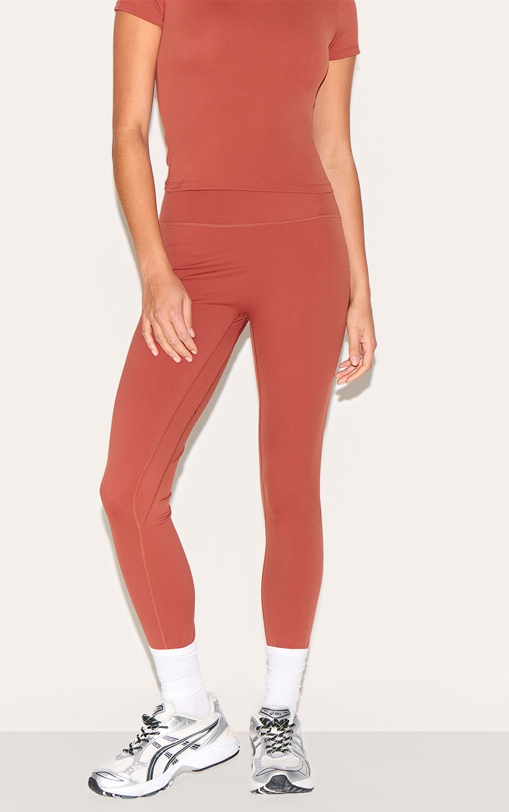 Petite Paprika Sculpt High Waist Gym Leggings image 2