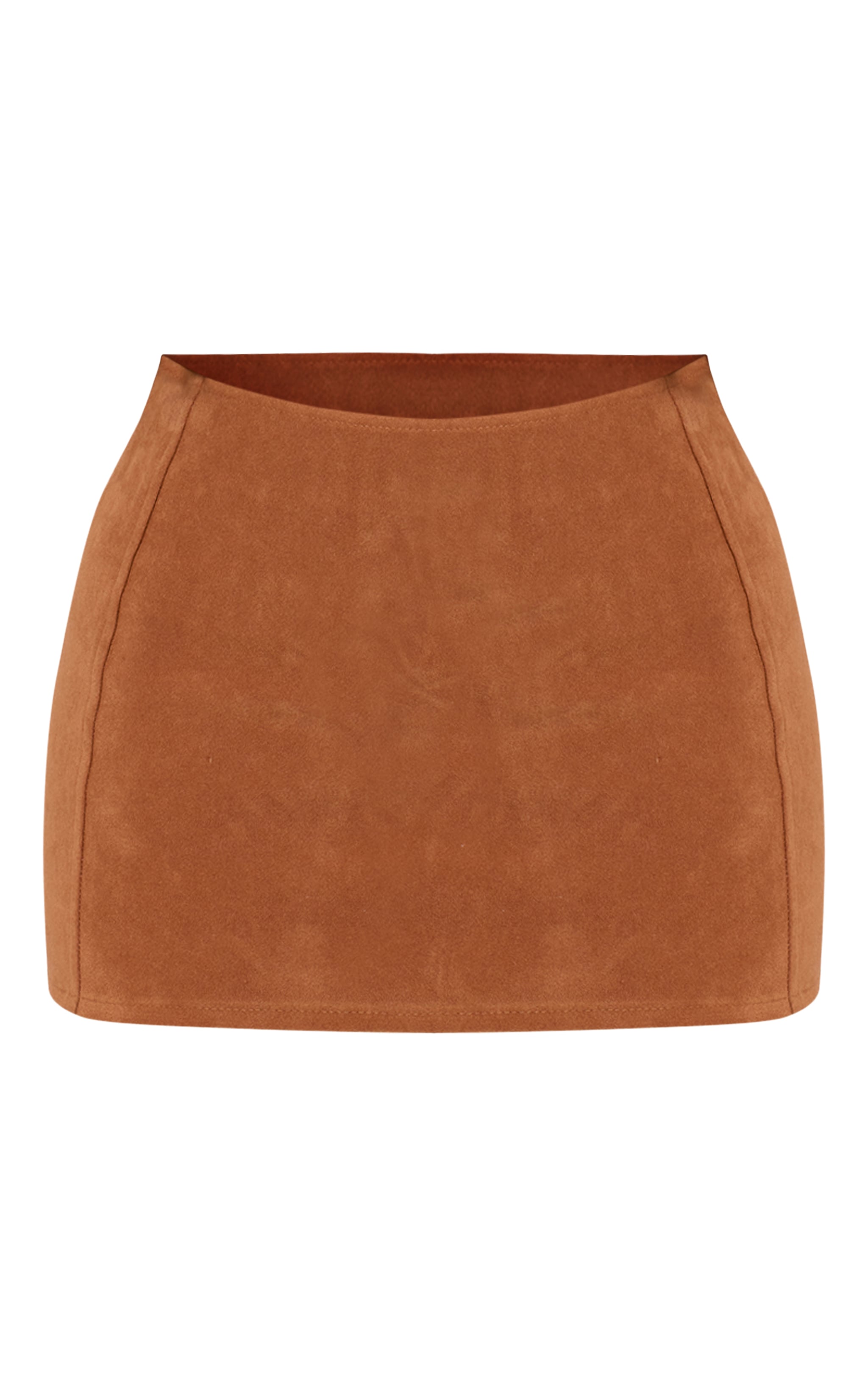 Petite Tan Suede Mini Skirt  image 6