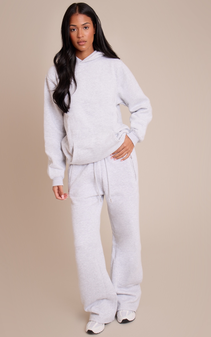 Tall Hoodie pullover oversize gris cendré image 3