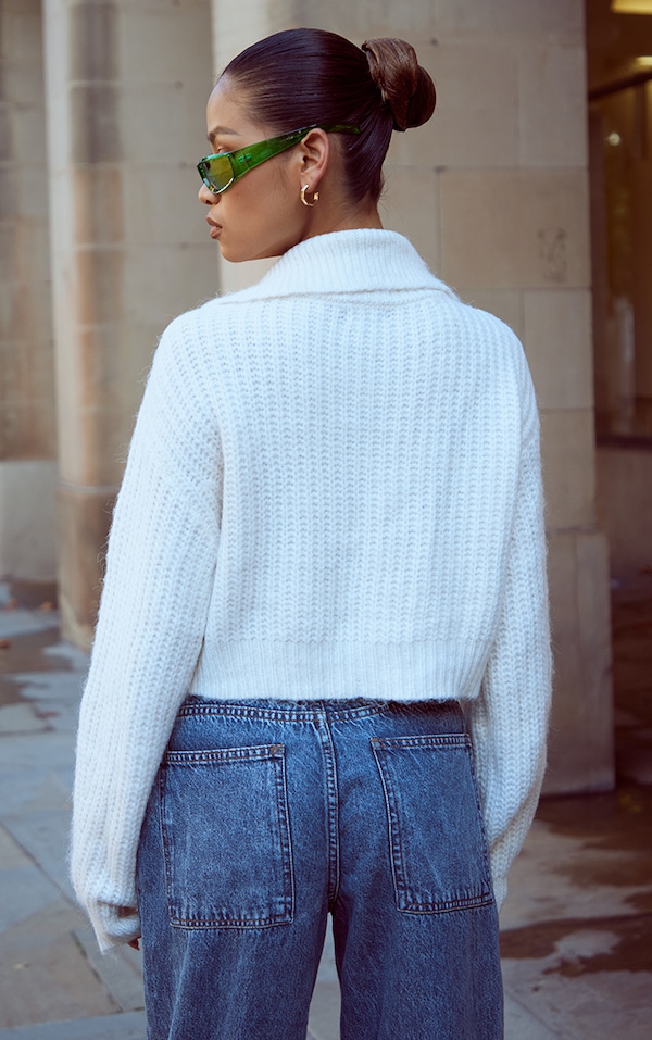 oversized white nike jumper