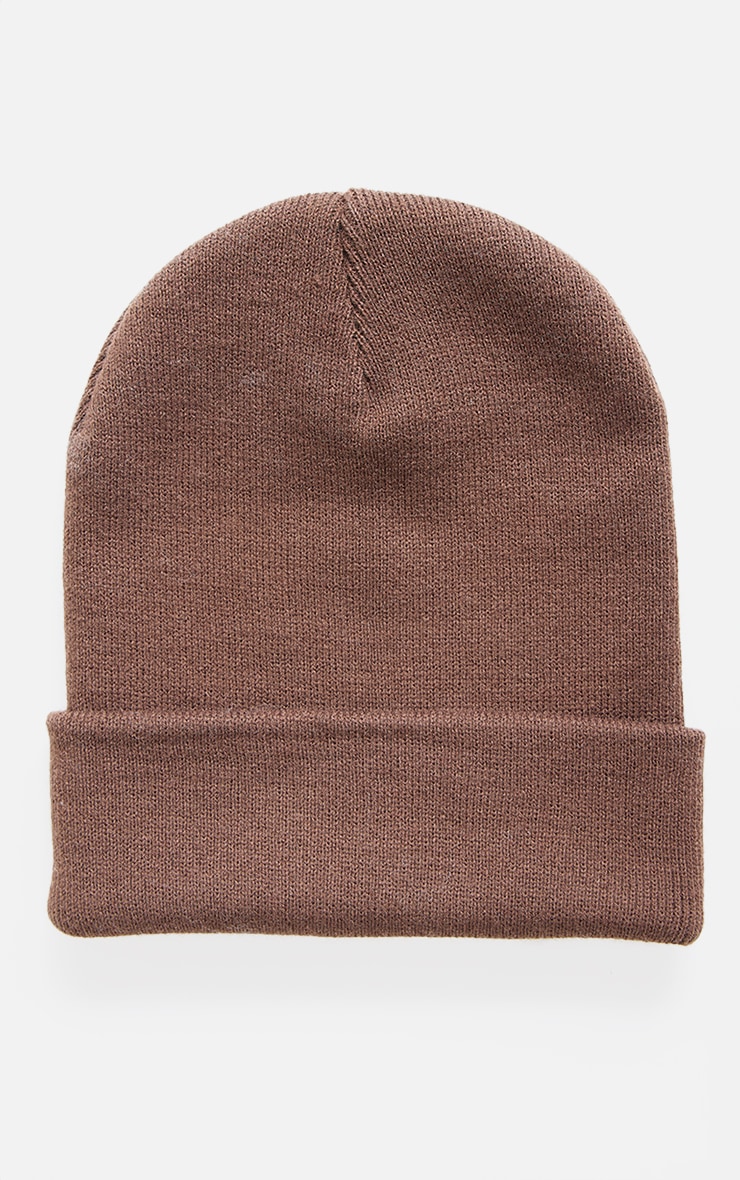 Chocolate Basic Beanie image 2