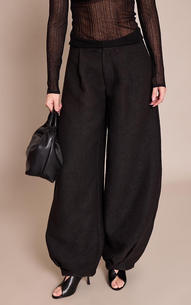 Black PU Open Toe Sling Back Heels