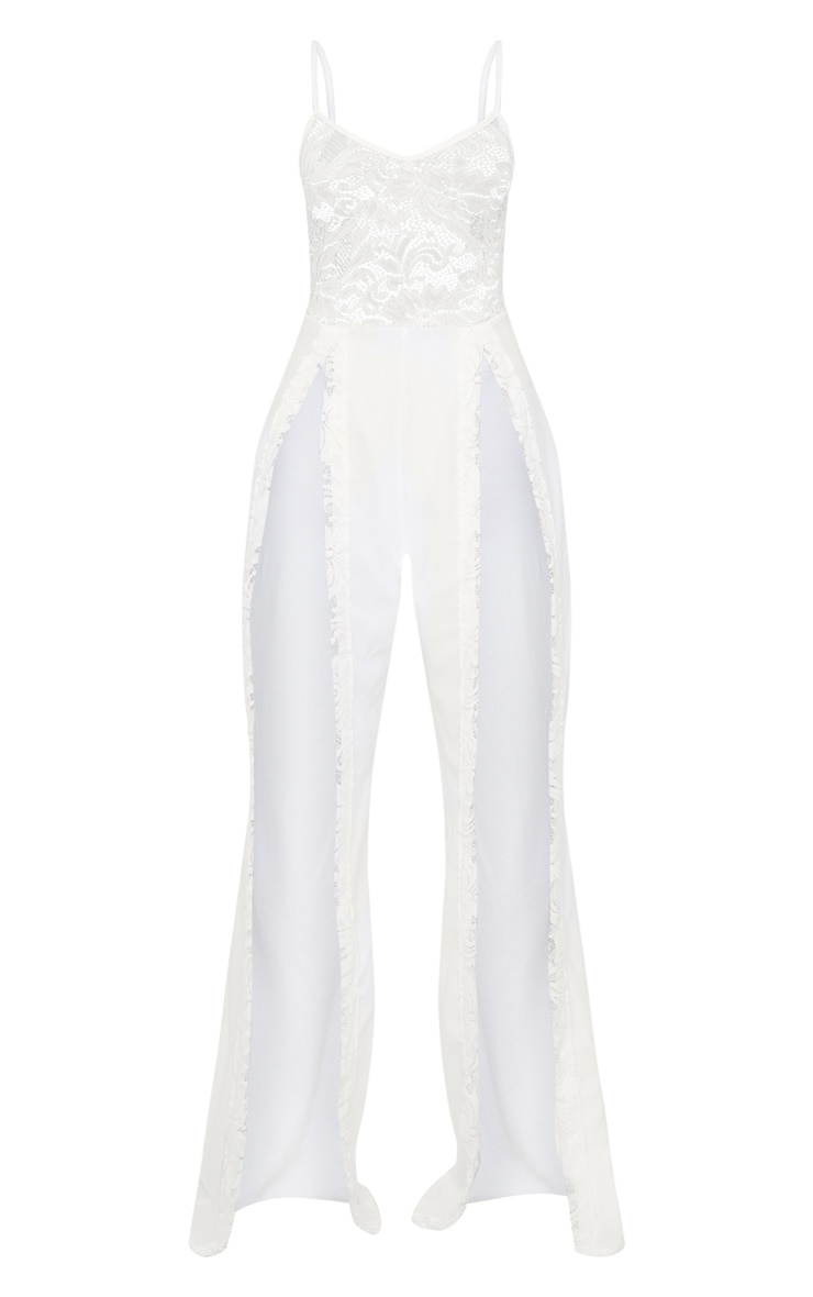 white split leg jumpsuit