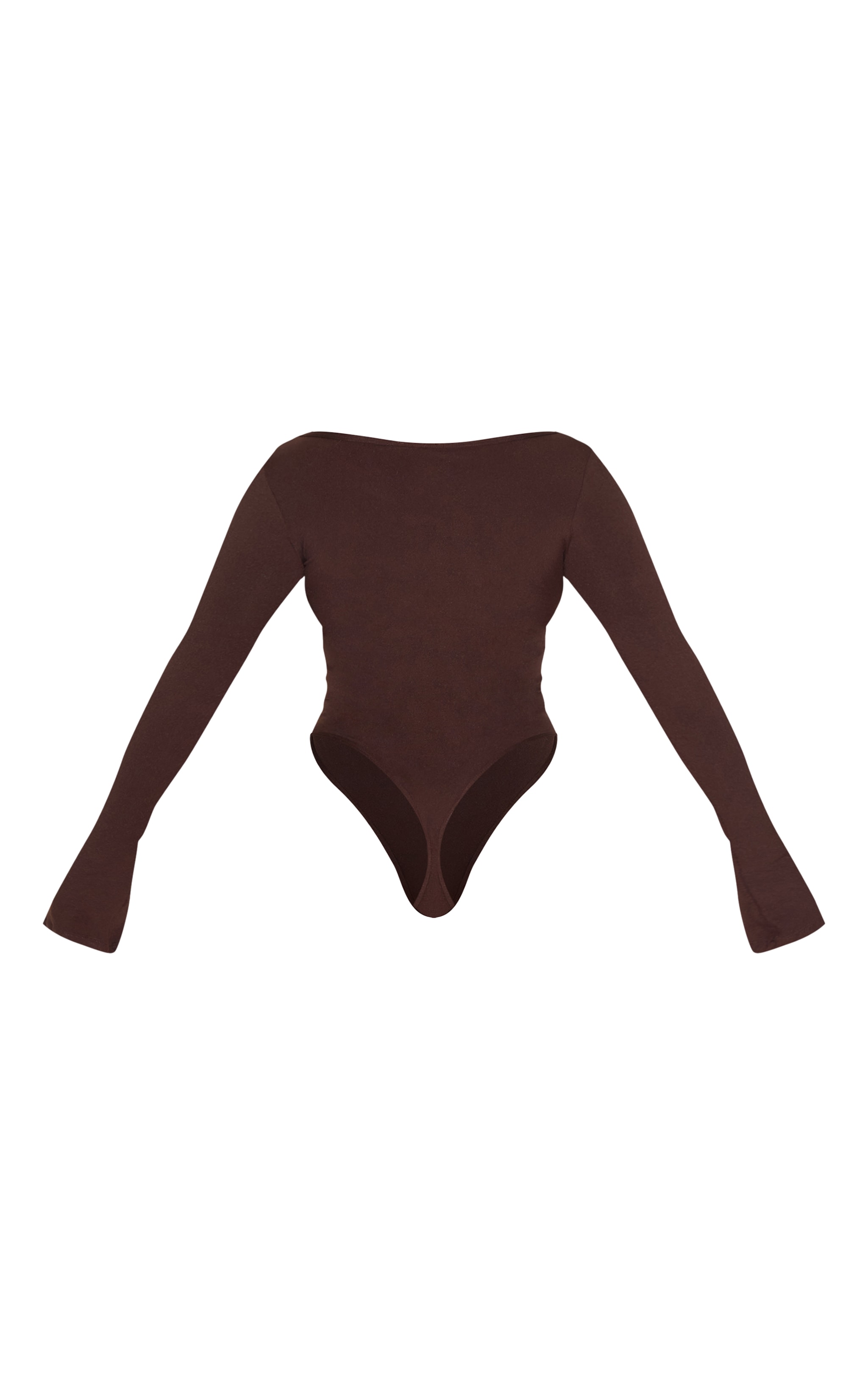 Shape Body en Sculpt chocolat à col bateau et manches évasées image 6