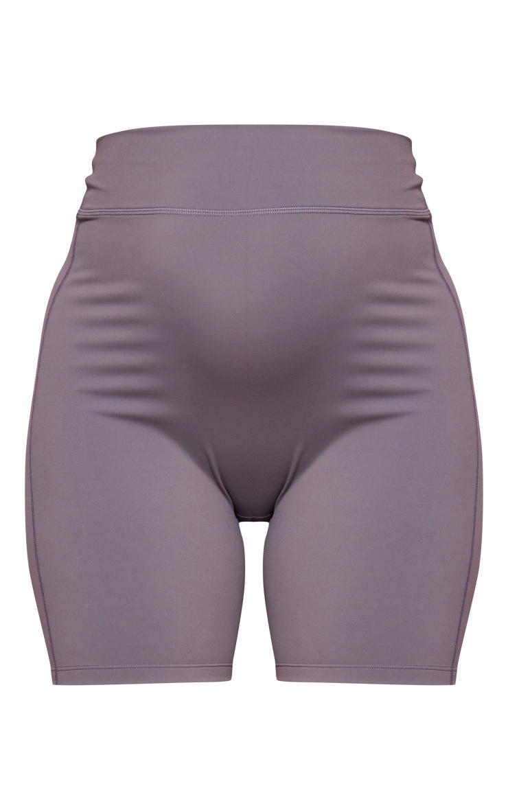 Maternity Light Grey Sculpt Luxe Matte Biker Shorts PrettyLittleThing AUS