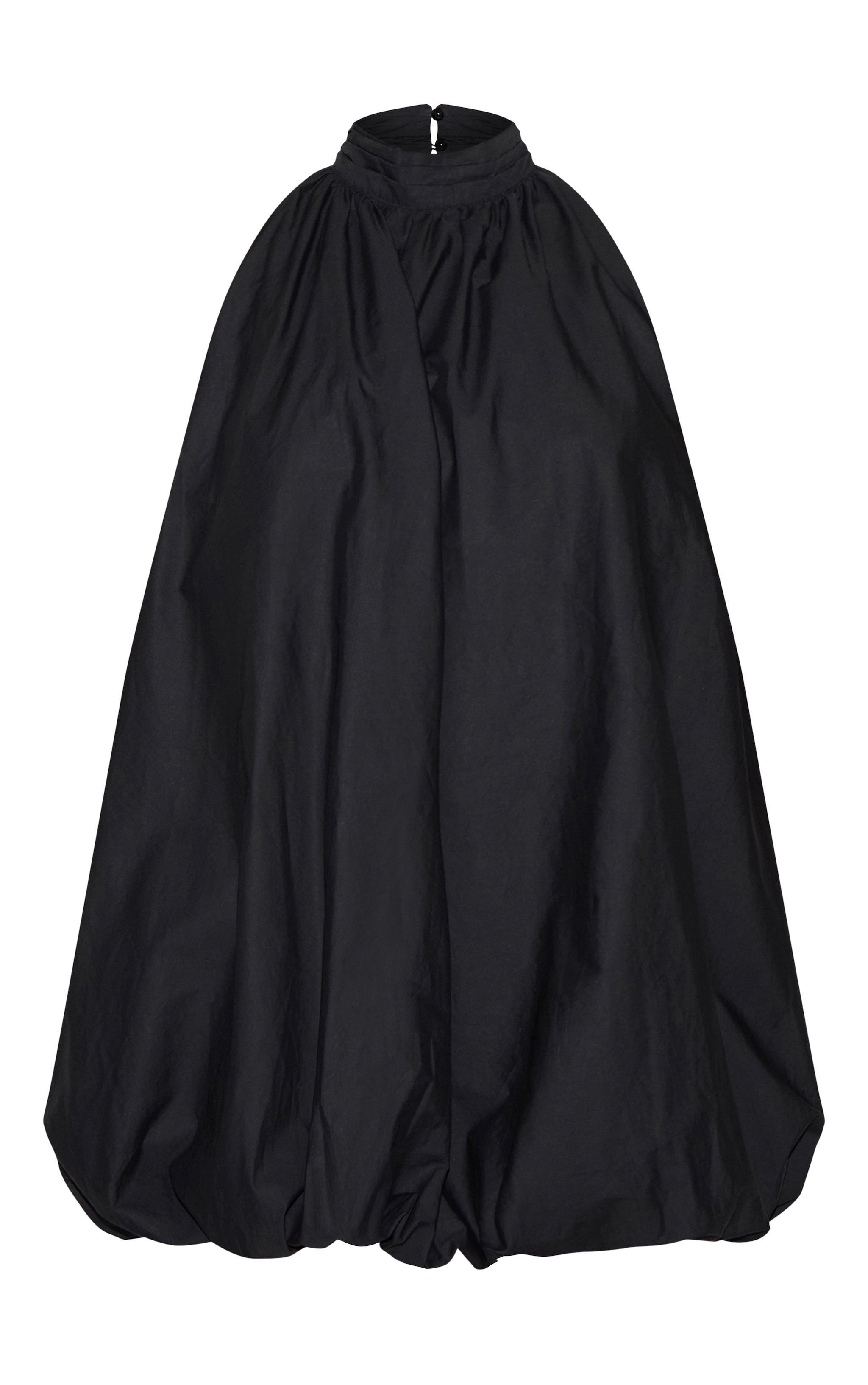 Mini robe noire à dos nu et ourlet bouffant image 5