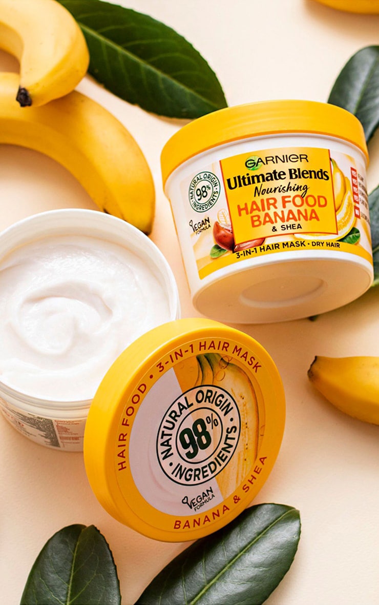 Garnier Ultimate Blends Hair Food Banana 3-in-1 Dry Hair Mask image 2