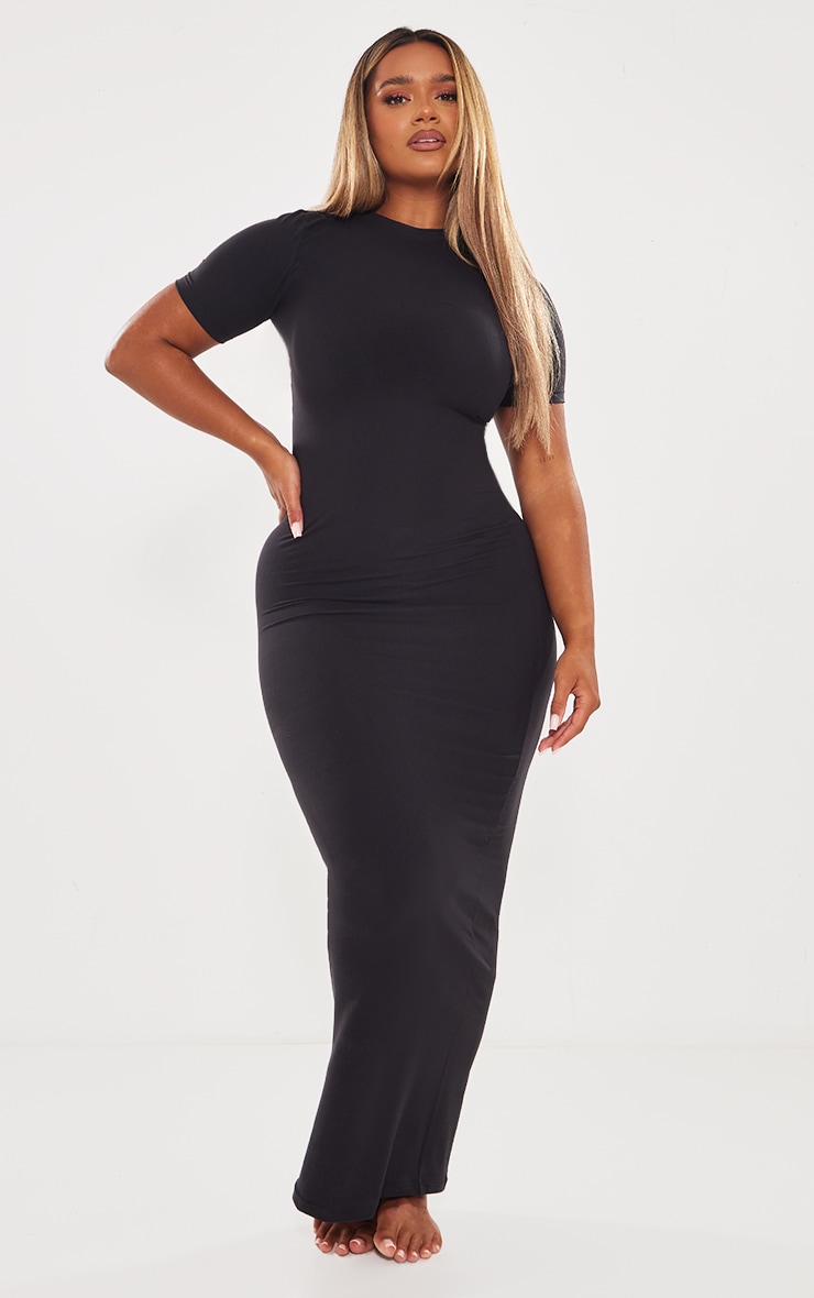 Shape Dark Brown Sculpted Maxi Dress | Shape Shape Dark Brown Sculpted Maxi Dress | Shape
