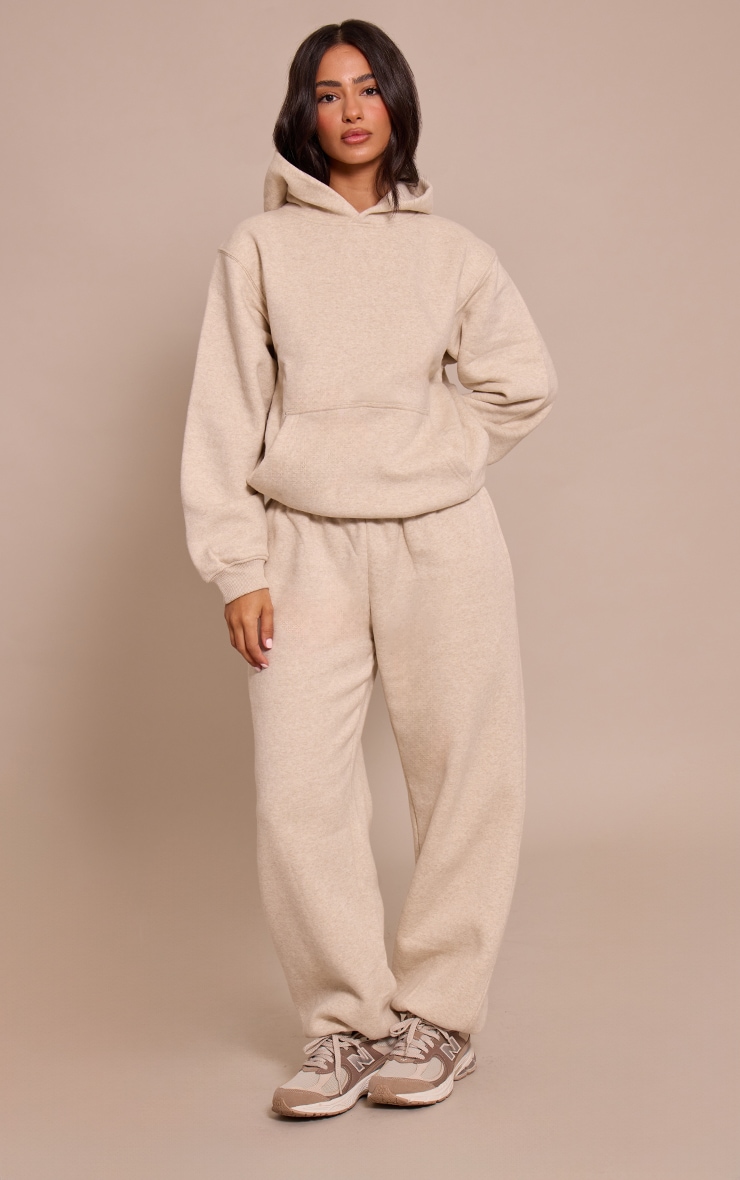Petite Oatmeal Cuffed Sweatpants