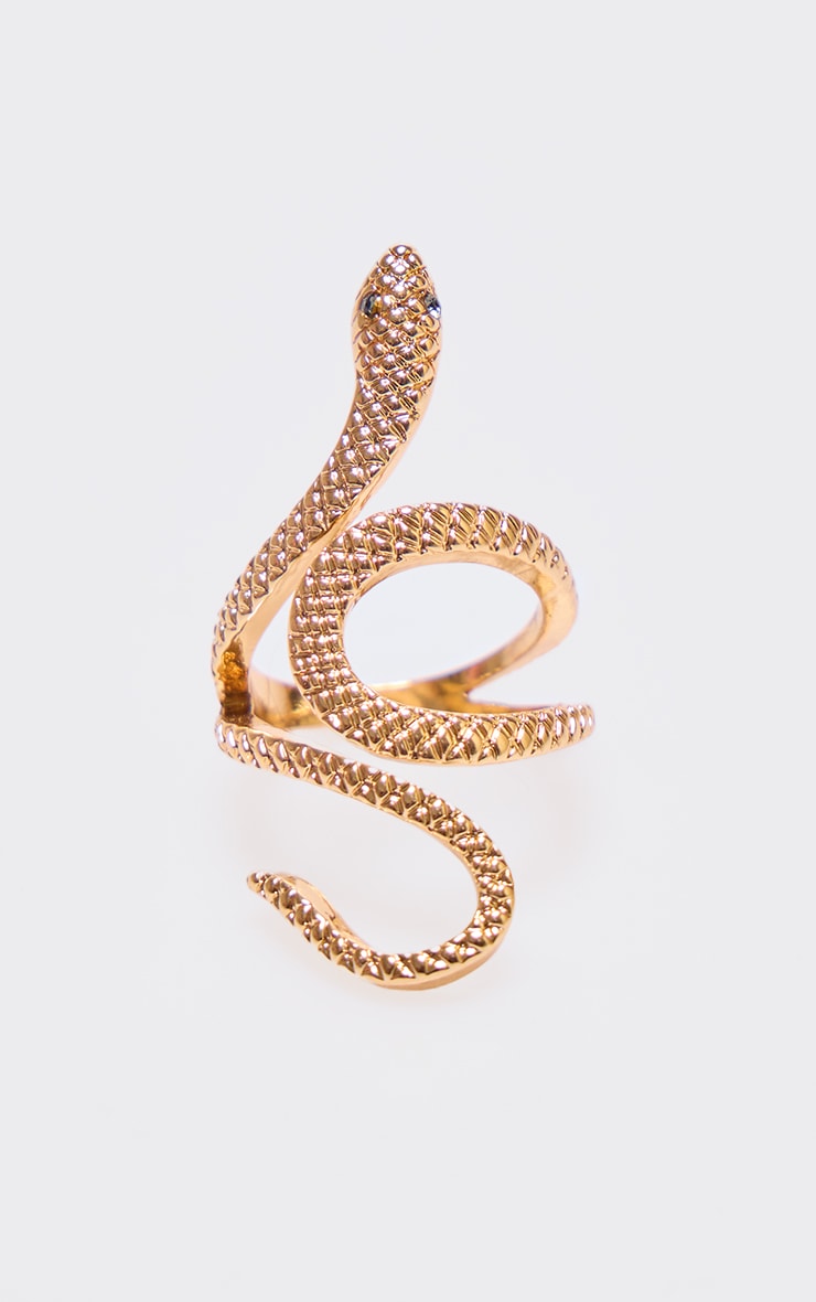 Gold Snake Ring image 2