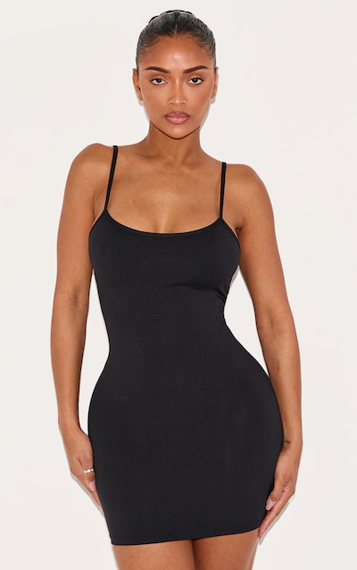 Shape Black Sculpted Mini Dress