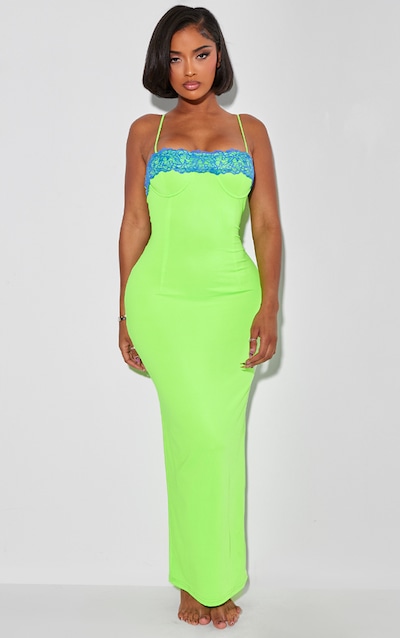 Over the Rainbow Dress - Lime main image 0