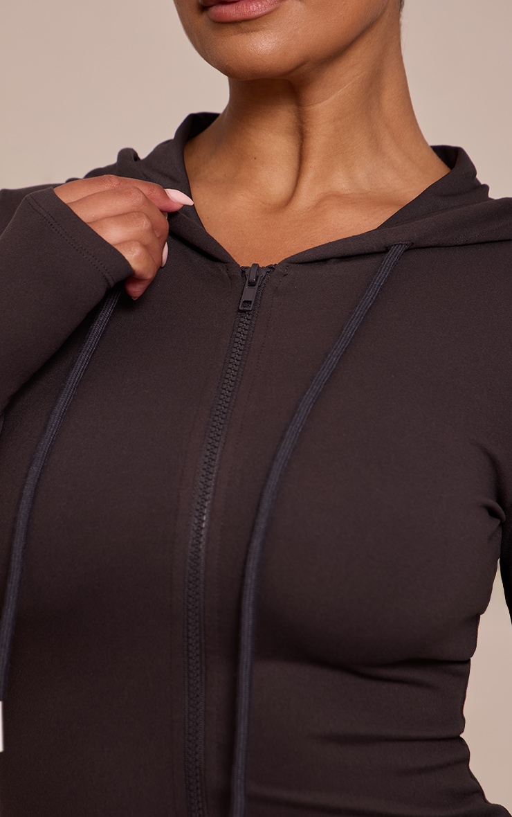 Shape CHARCOAL Sculpt Zip UP Hoodie image 4