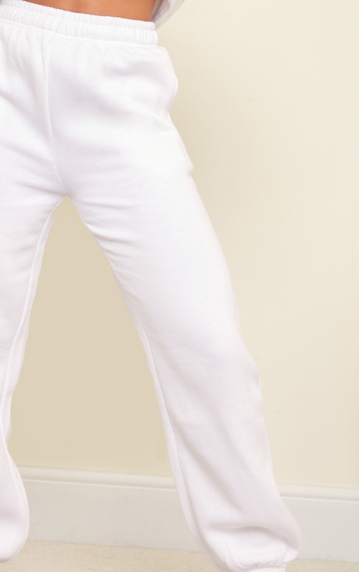 White Sweat Pant Joggers | Trousers | PrettyLittleThing CA