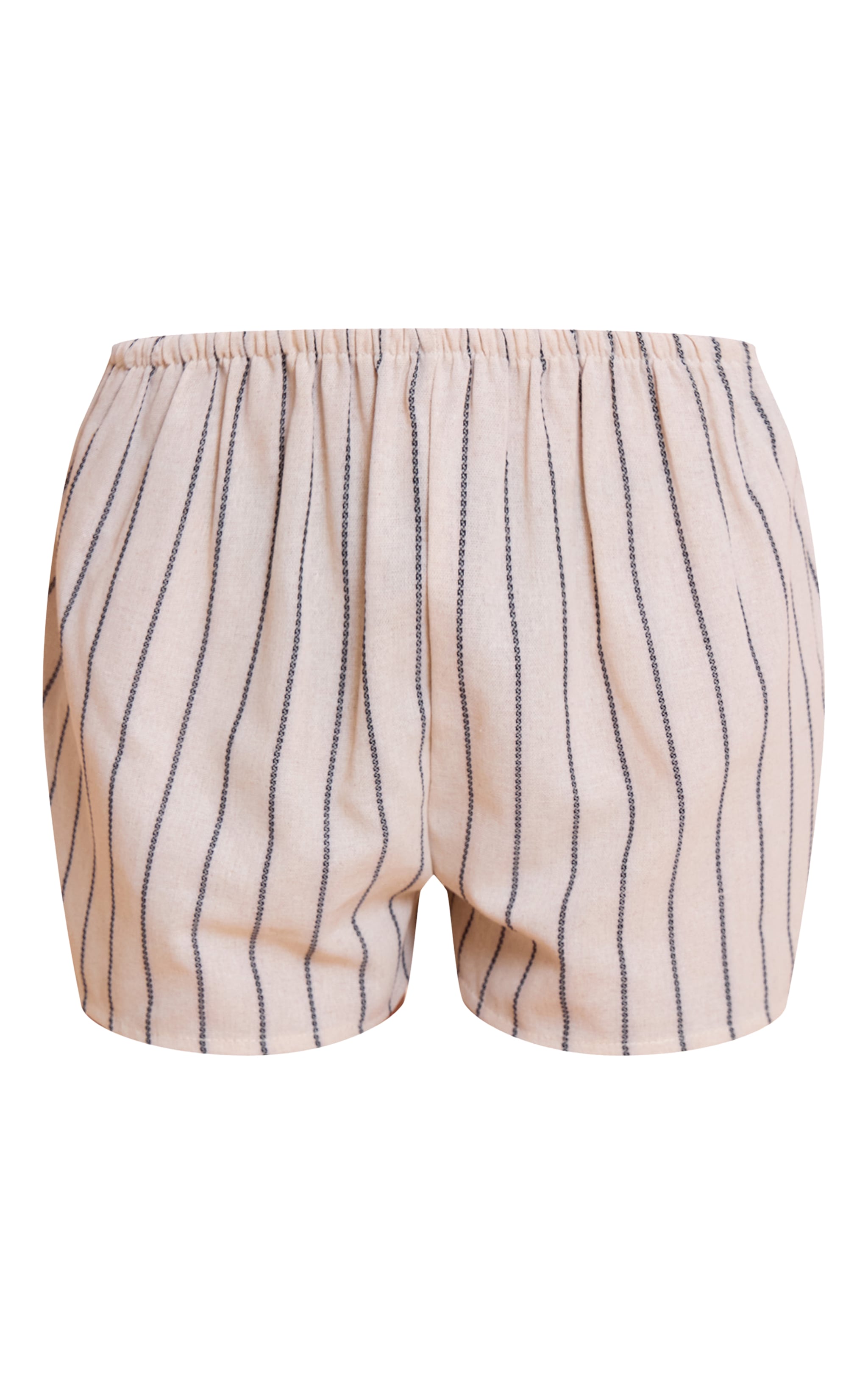 Petite Stone Stripe Linen Look Shorts image 6