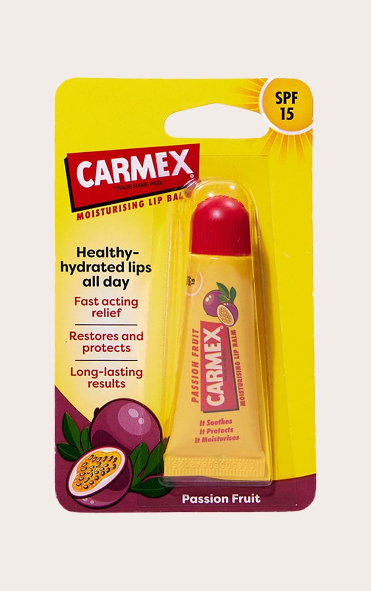 Carmex SPF15 Passionfruit Lip Balm Tube image 2