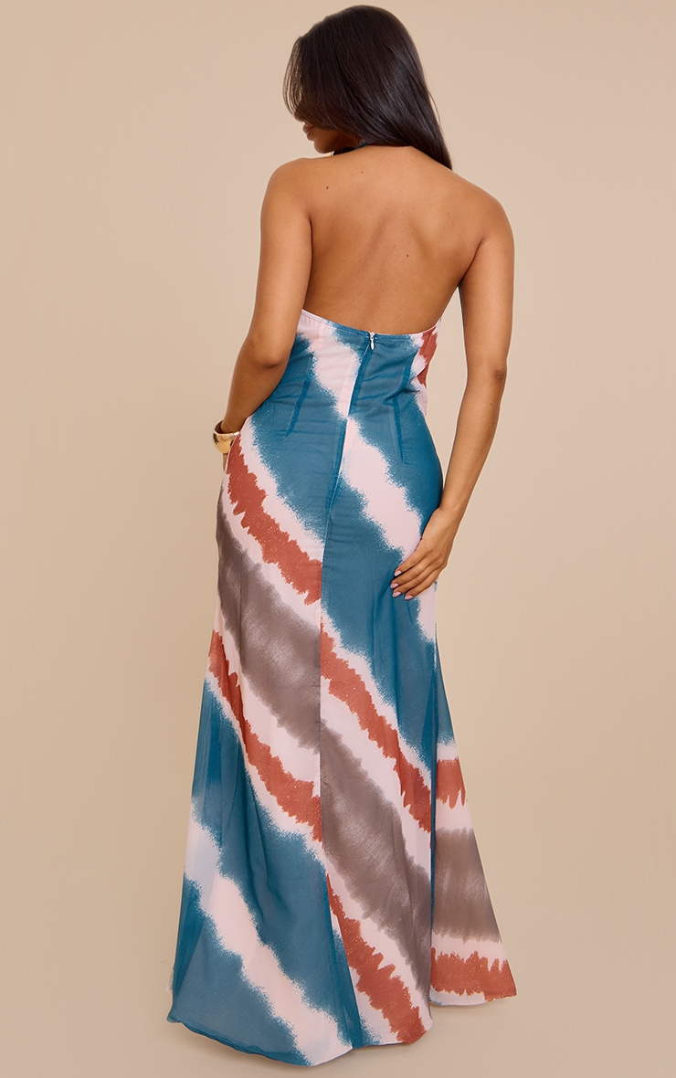 Petite Printed Cowl Neck Maxi Dress image 2