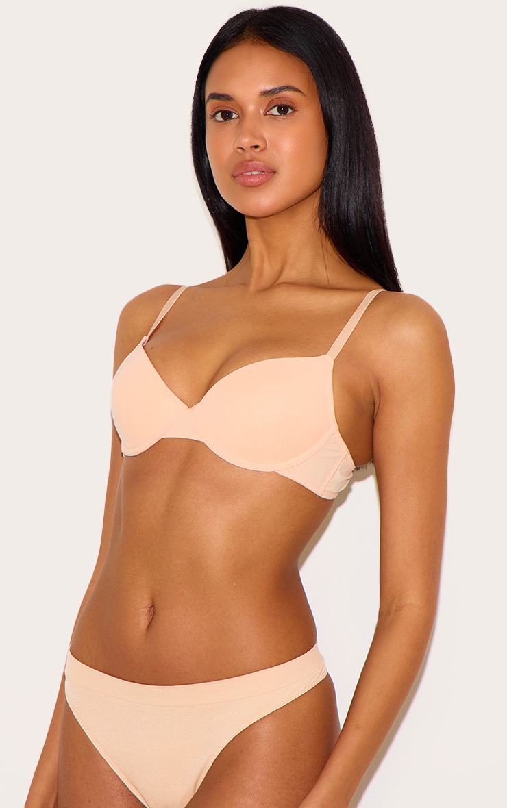 Soutien-gorge T-shirt nude clair à armatures image 4