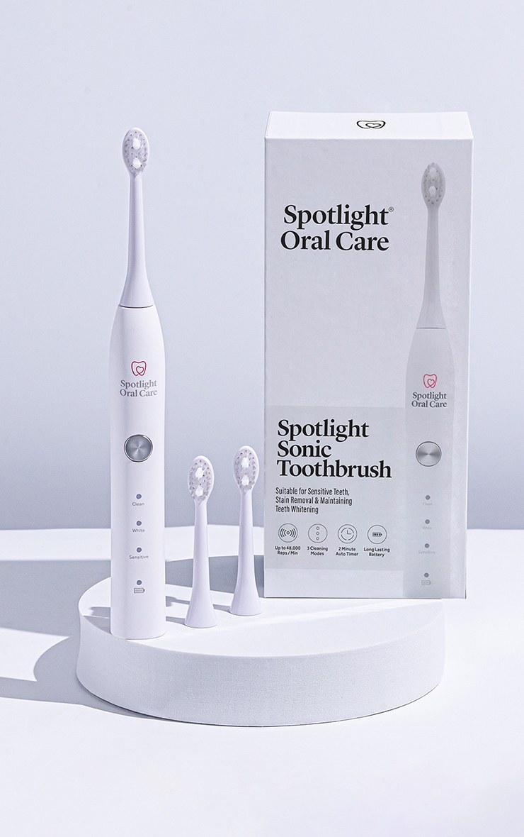 Spotlight Oral Care Sonic Toothbrush in White image 2