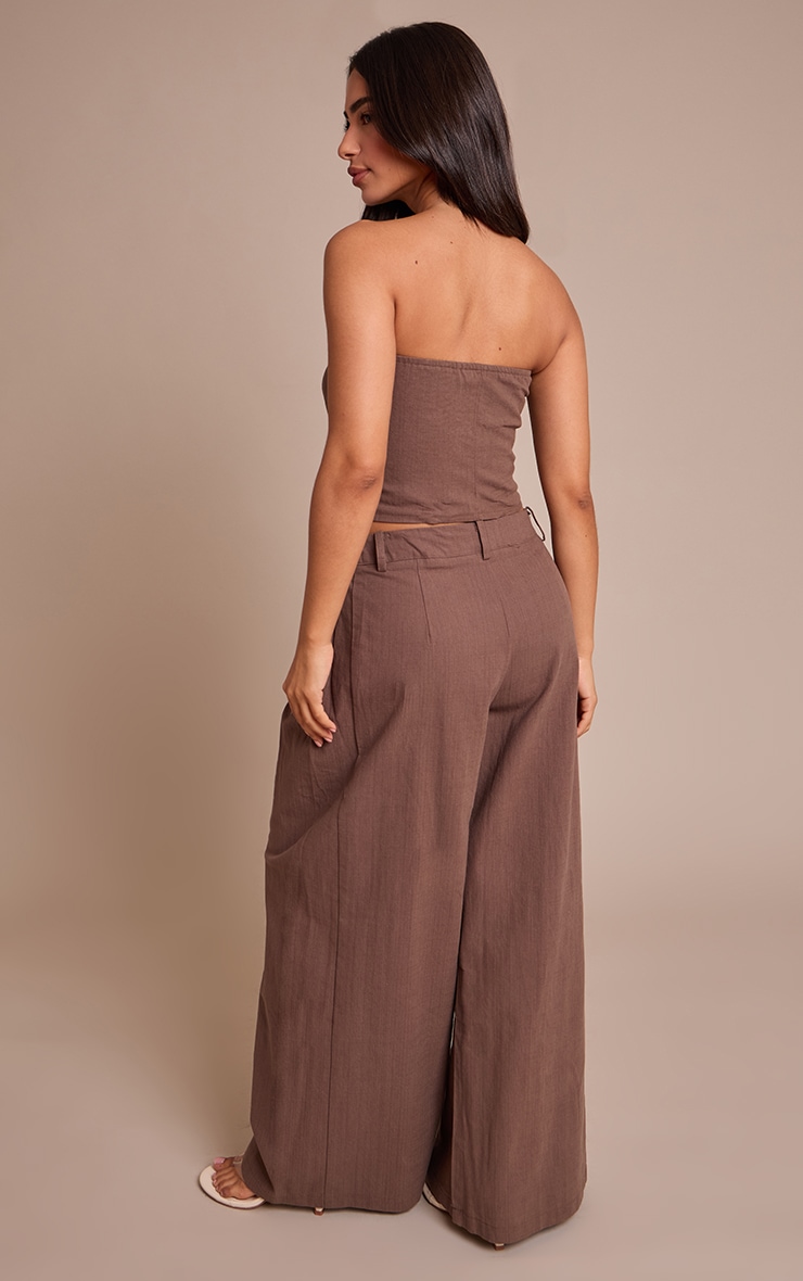 Pantalon Petite Chocolat Tissé large image 3