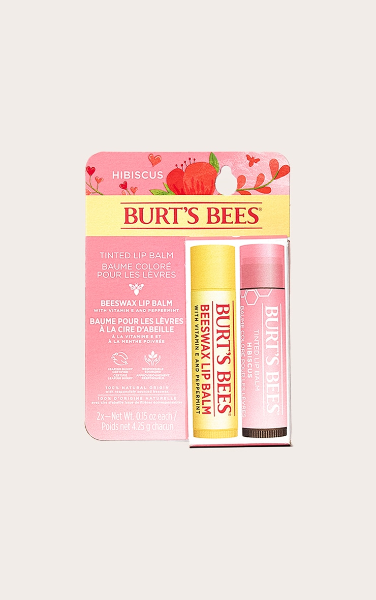 Burts Bees Tinted And Classic Lip Balm Duo image 2