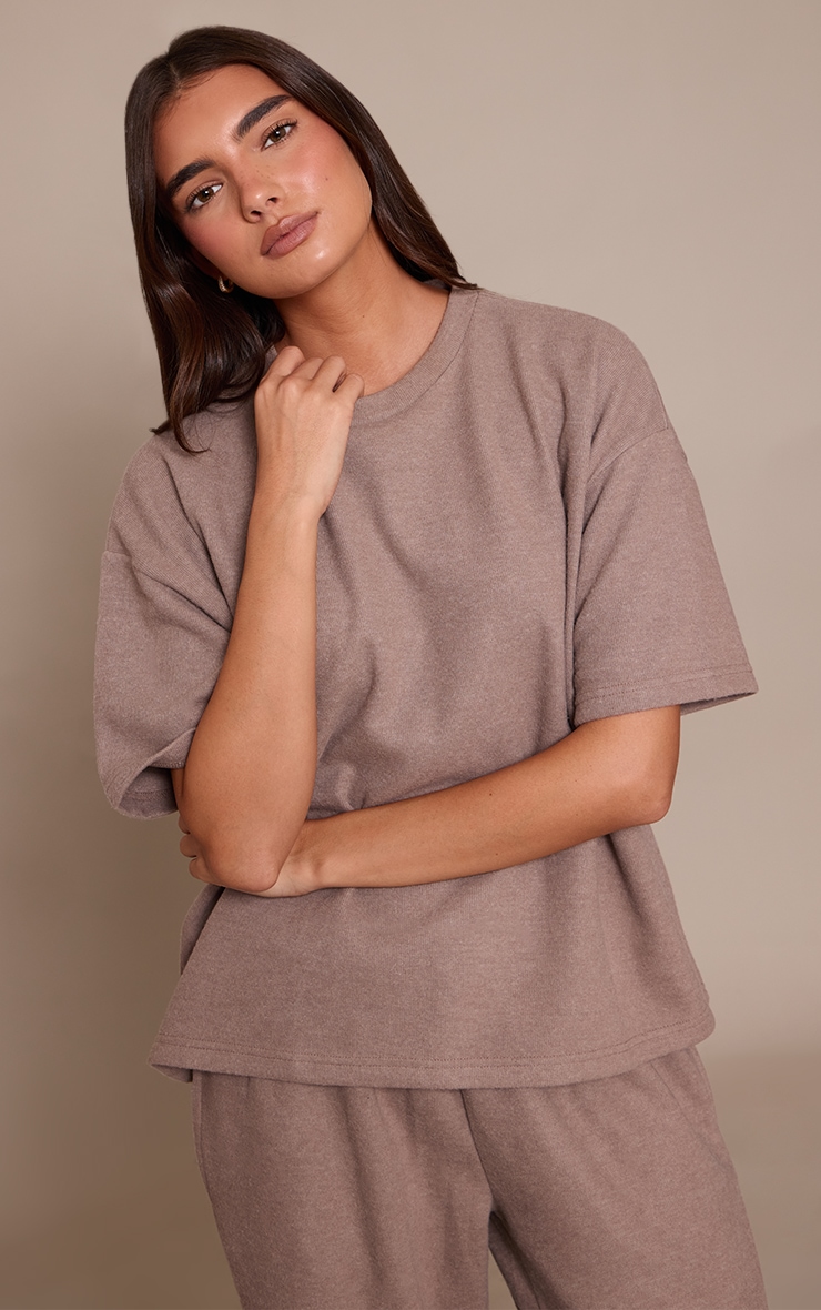 Mushroom Soft Touch Boxy T-shirt image 1