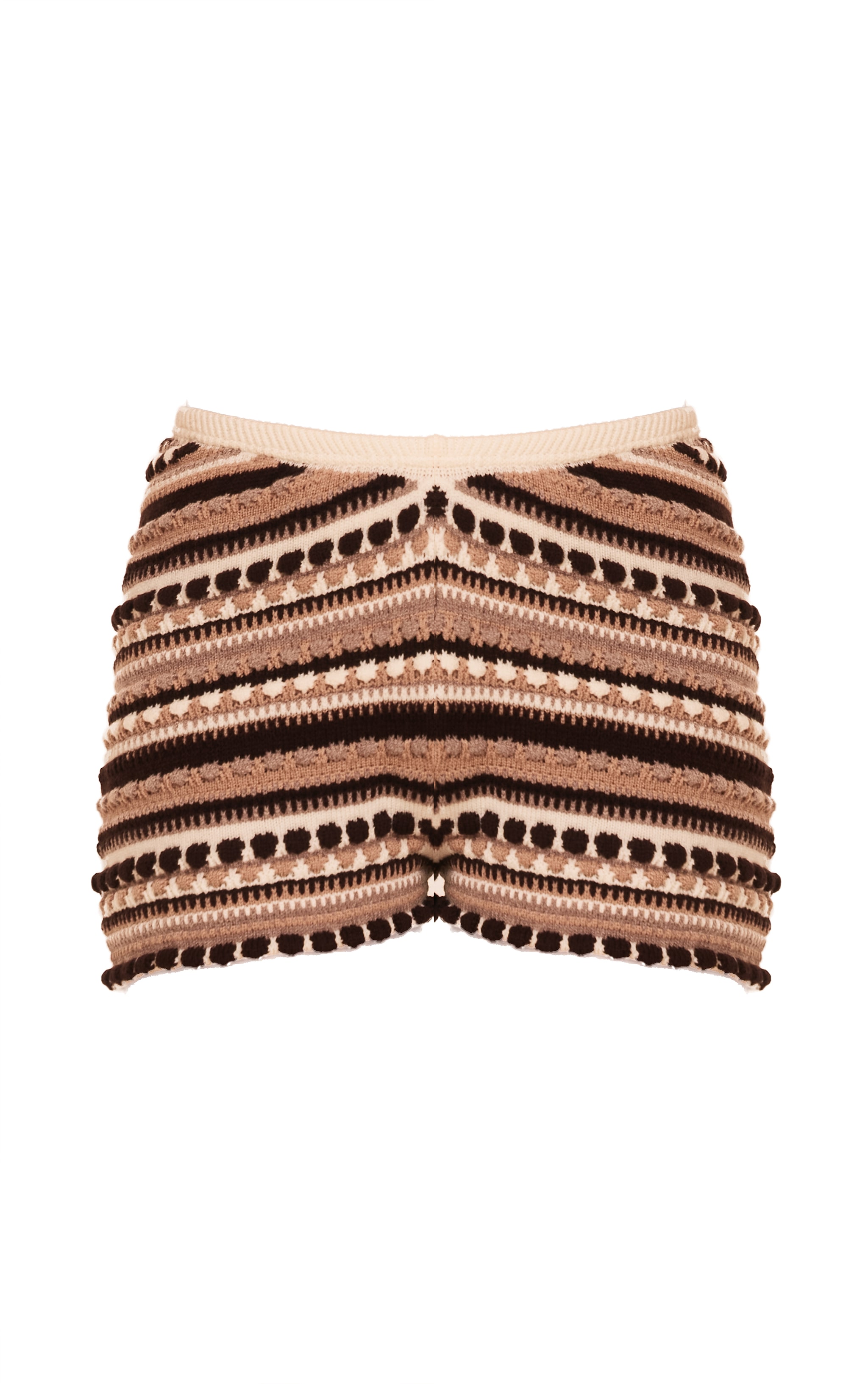 Petite Neutral Bubble Knit Shorts image 6