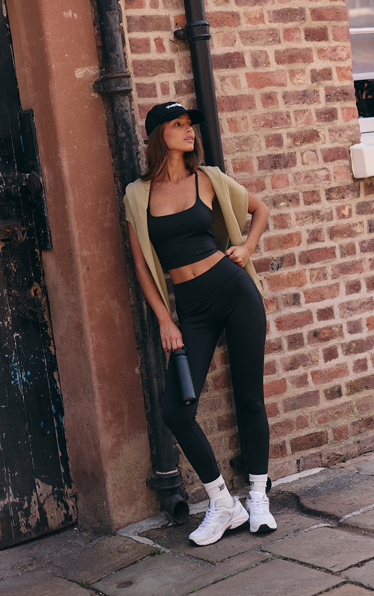 Black Ultimate Padded Sports Bralet image 2